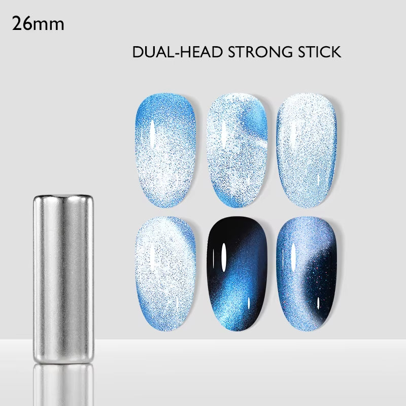 5 in 1 Nail Art Magnet Stick with Sleeve Cat Magnetic Gel for Nail Gel Polish Line Strip Multi-Function Magnet Board Nail Tool